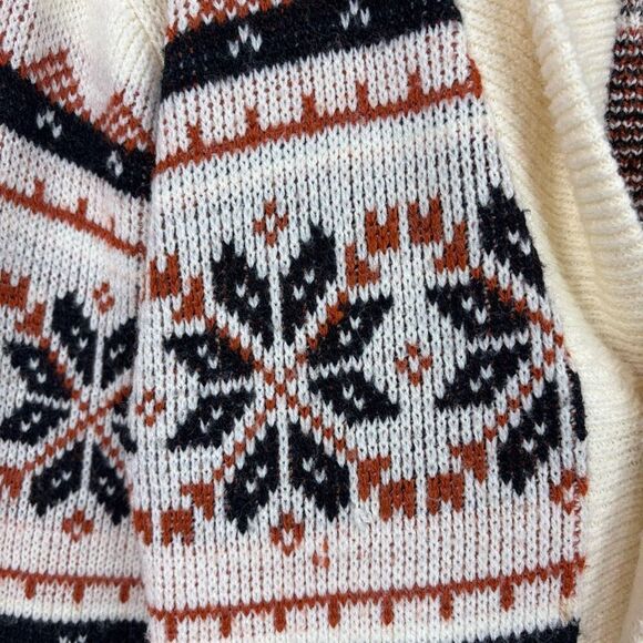 VINTAGE Sweater Medium Wintuk Orlon Cardigan Button Up 60s 70s - Picture 3 of 6